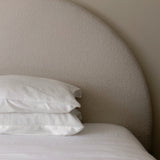 Silk Linen Flip Pillowcase | White